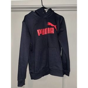 Men’s Black And Red Puma Size Small Hoodie Pullover